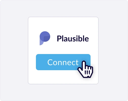 Connect to Plausible.